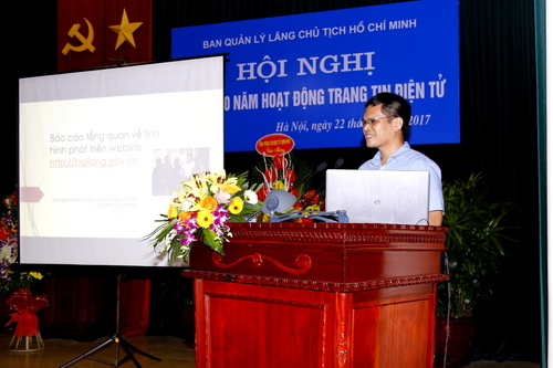 Chủ tịch HDQT ECPVietnam báo cáo tình hình hoạt động của trang tin