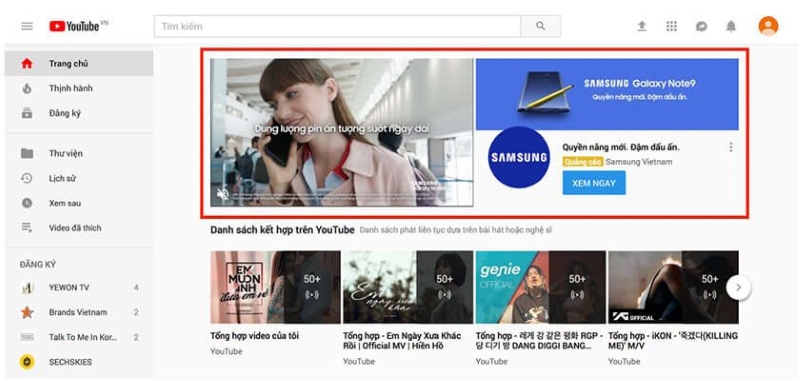 Những định dạng quảng cáo phổ biến nhất trên YouTube