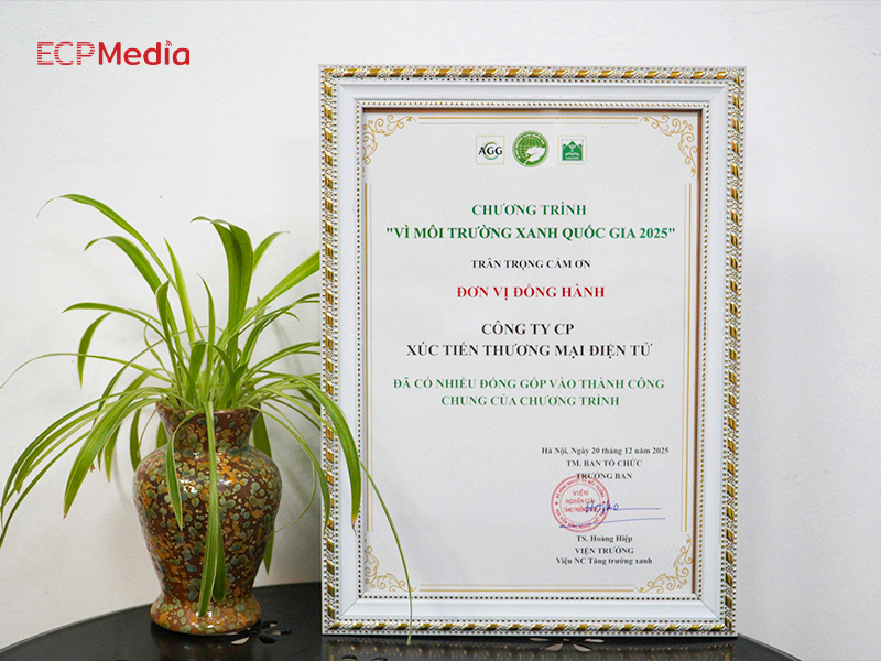 ECPVietnam ghi dấu ấn đồng hành cùng Chương trình “Vì môi trường xanh quốc gia 2025”
