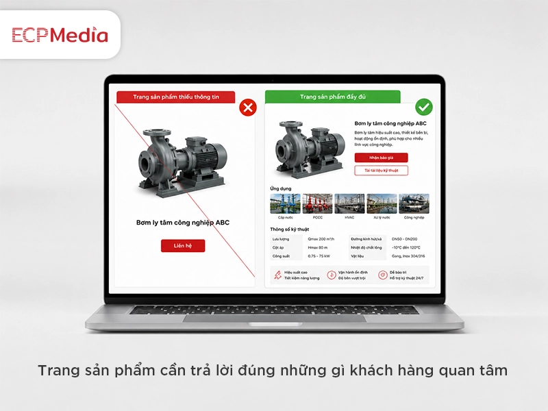 trang sản phẩm quan trọng