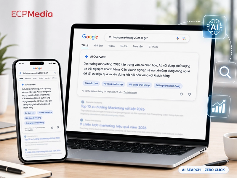 Làm thế nào để tối ưu marketing trong thời đại AI không lượt nhấp? 
