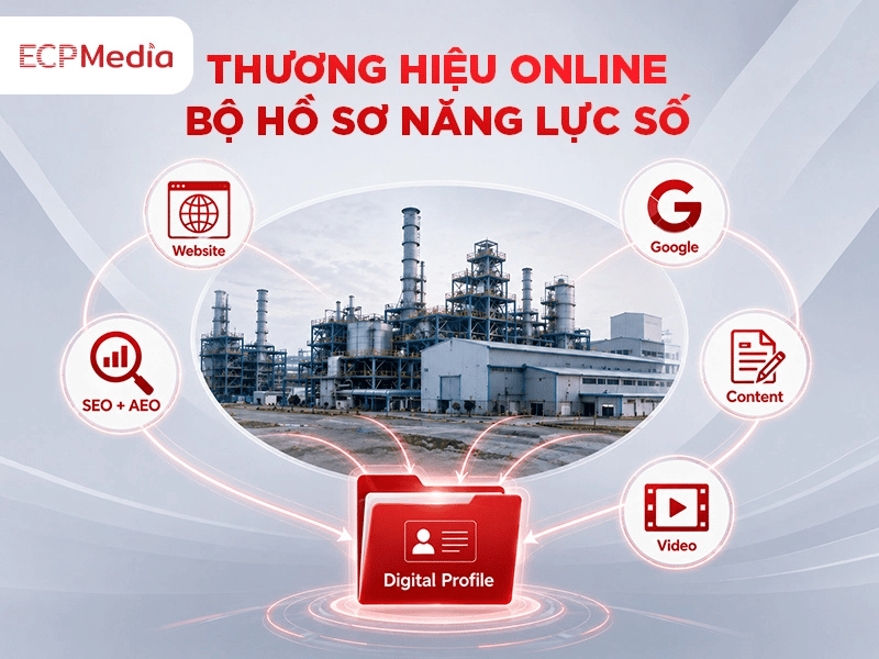 xây dựng thương hiệu online cho công ty sản xuất