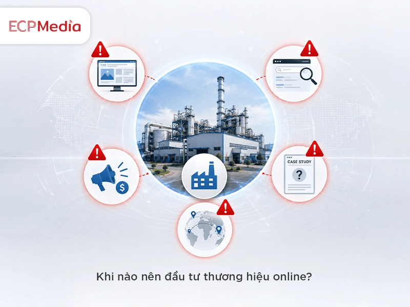 làm thế nào để xây dựng thương hiệu online cho công ty sản xuất