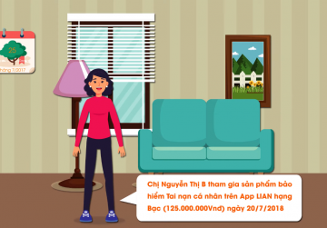 Minh hoạ tình huống cụ thể của người tham gia SPBH Tai nạn cá nhân