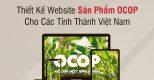Thiết kế website sản phẩm OCOP cho các tỉnh thành Việt Nam